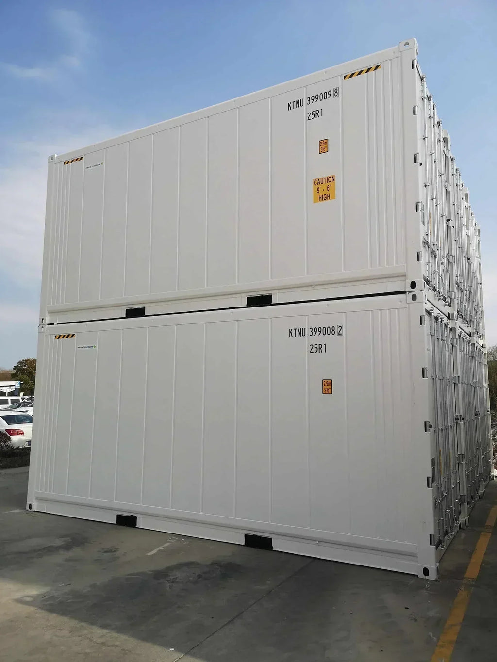 Neuer 20-Fuß-High-Cube-Kühlcontainer