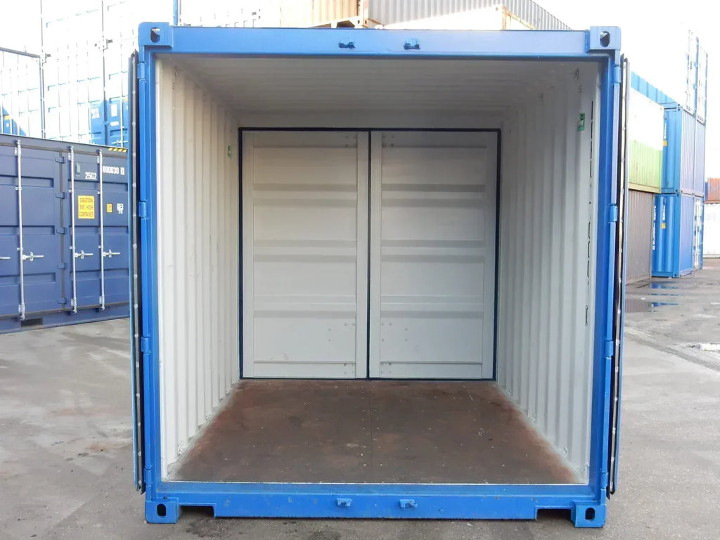 Gebrauchter 10-Fuß-Container mit Doppeltür