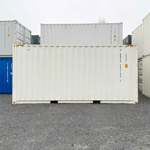 20-Fuß-HC-Seecontainer, weiß (Ref: 21002)